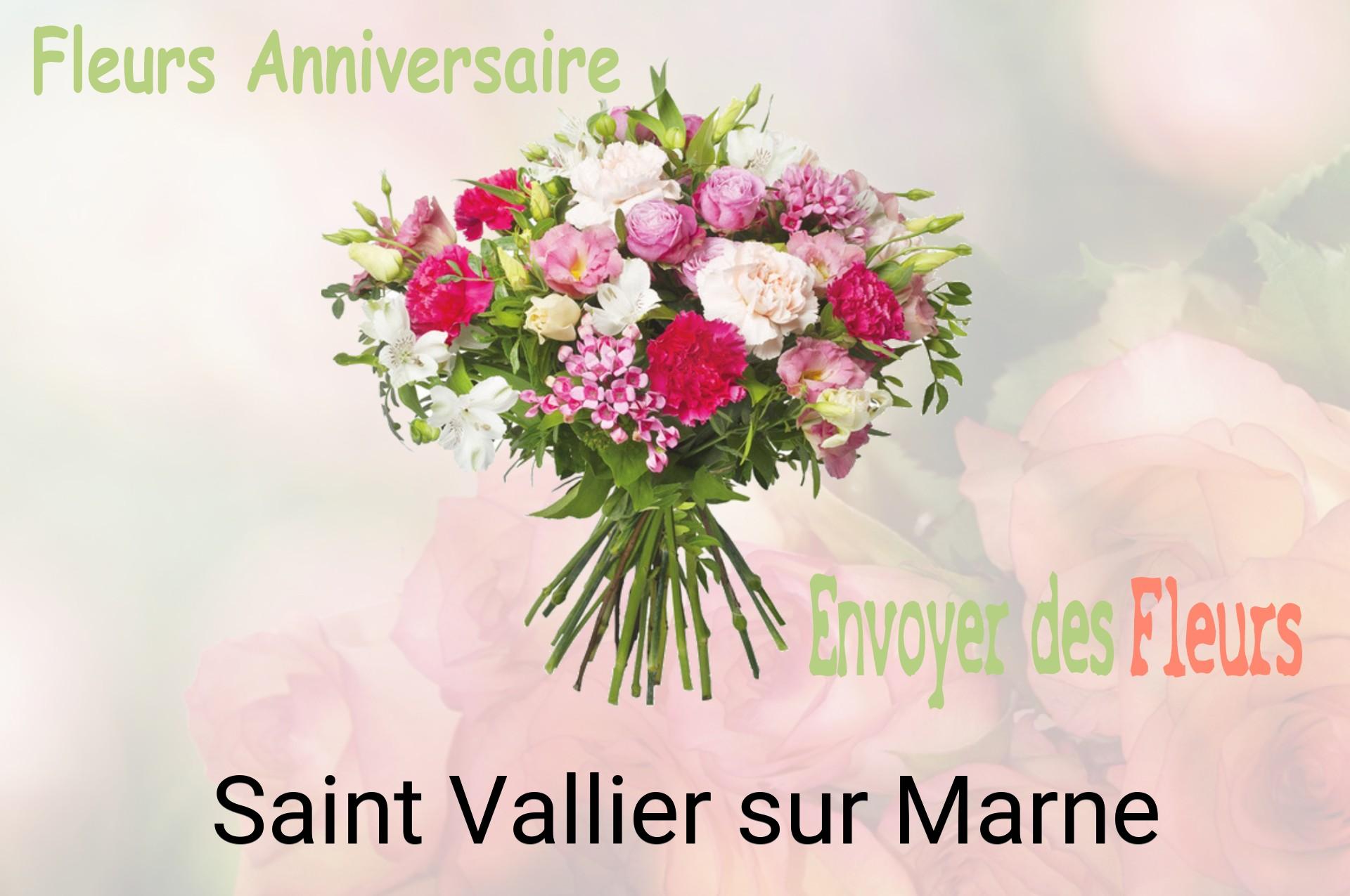 Bouquet de fleurs d’anniversaire livré à Saint-Vallier-sur-Marne