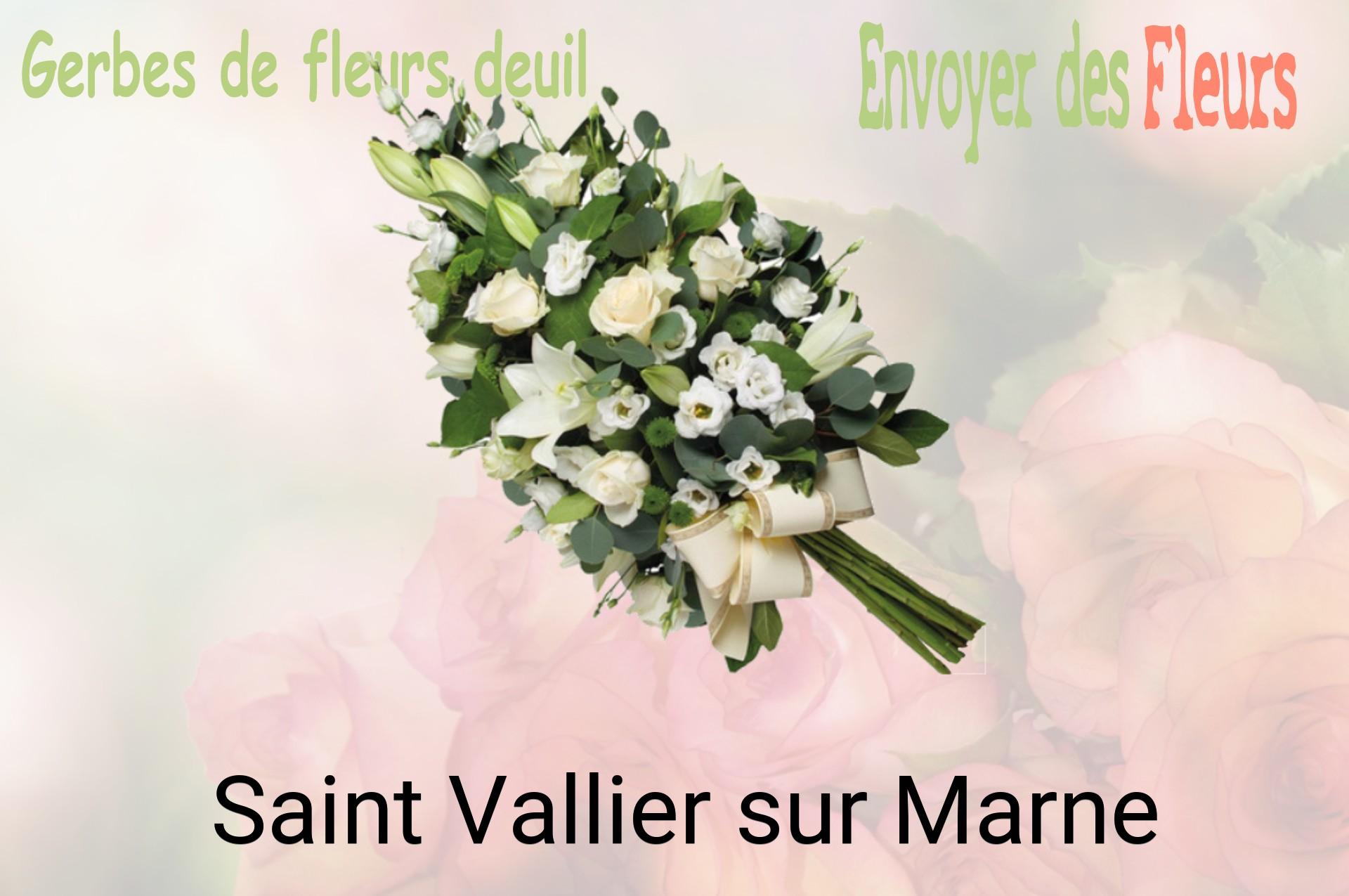 Gerbe de fleurs de deuil livrée à Saint-Vallier-sur-Marne